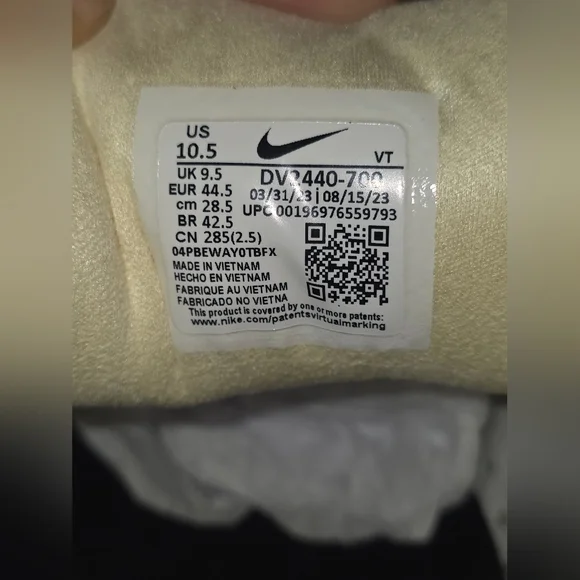 Nike Lunar Roam Alabaster Lemon Drop DV2440-700 Men’s 10.5 New - No Box - Picture 7 of 16